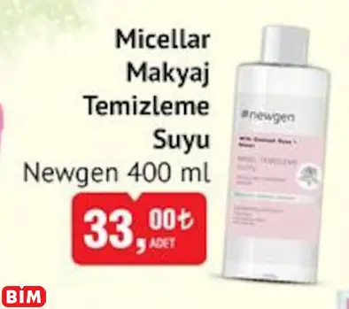 NEWGEN MİCELLAR  MAKYAJ TEMİZLEME SUYU